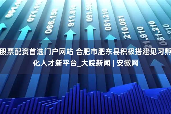 股票配资首选门户网站 合肥市肥东县积极搭建见习孵化人才新平台_大皖新闻 | 安徽网
