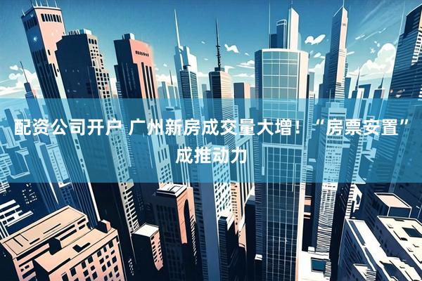 配资公司开户 广州新房成交量大增！“房票安置”成推动力